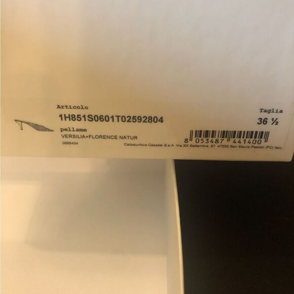 Casadei Versilia
woven faux leather upper pointed toe mules heels - Picture 6 of 9